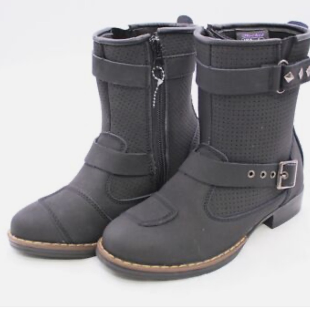 Joe Rocket Moto Adira Womens Boots
Black
Pre~Loved 
Excellent Cond!!!